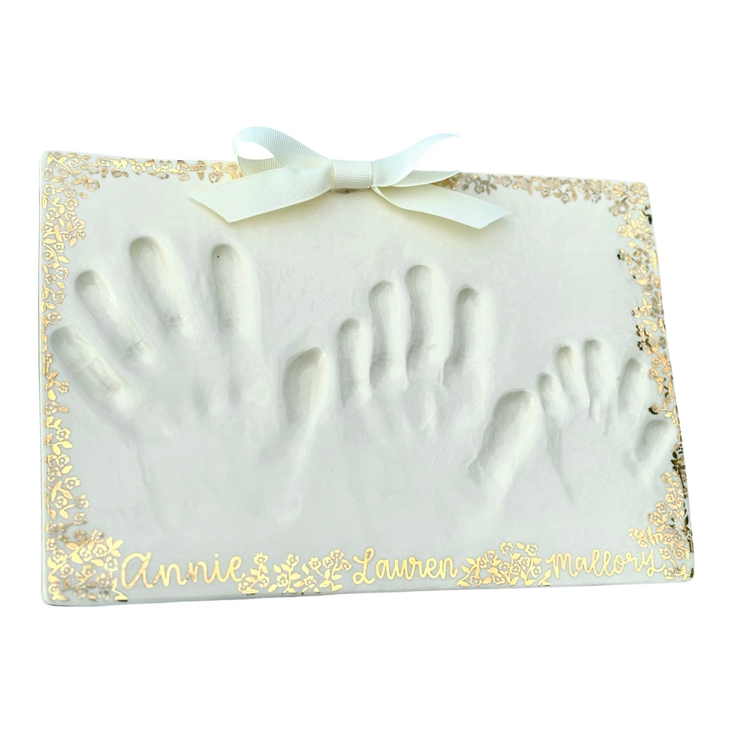 22k Gold Floral Border
