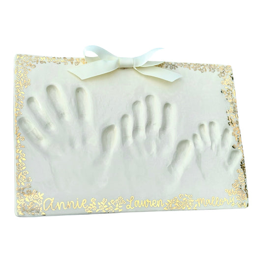22k Gold Floral Border