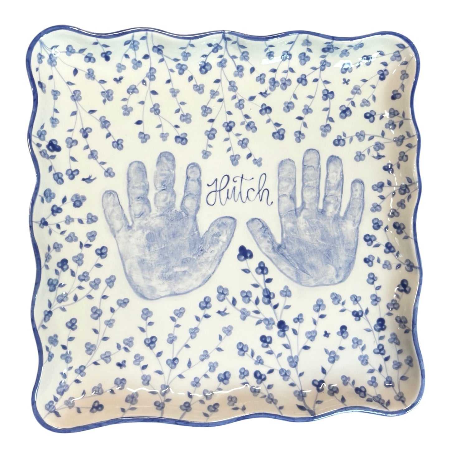 Blue & White Platter