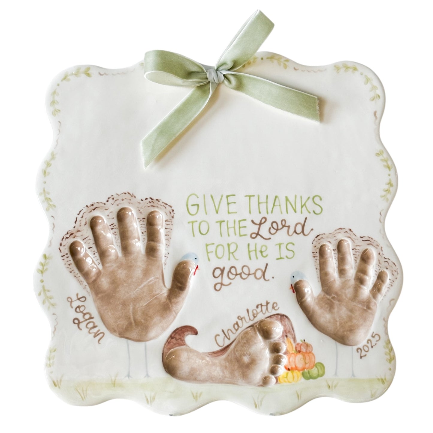 Thanksgiving Wavy Plaque