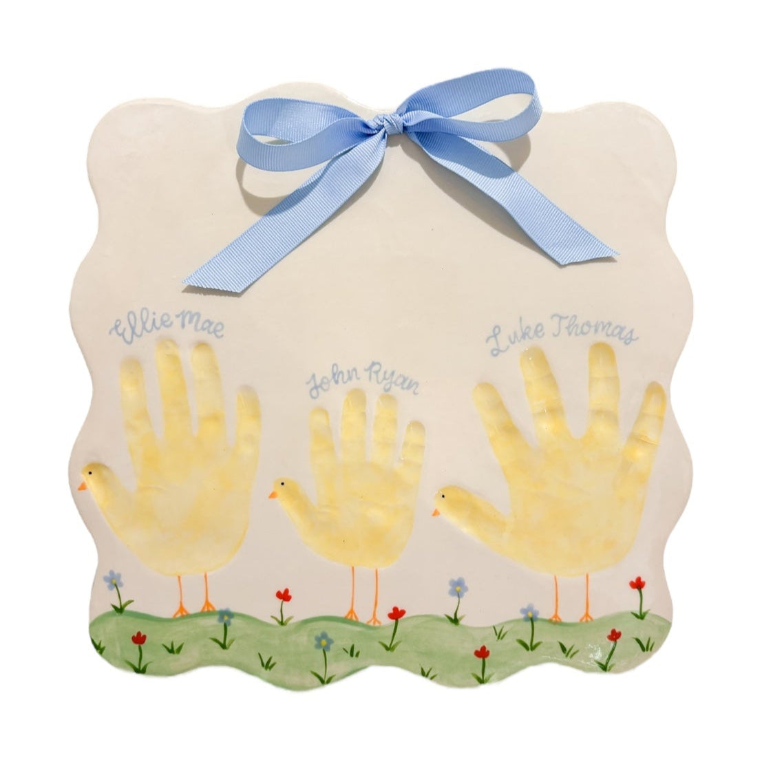 Scalloped Chick Plaque
