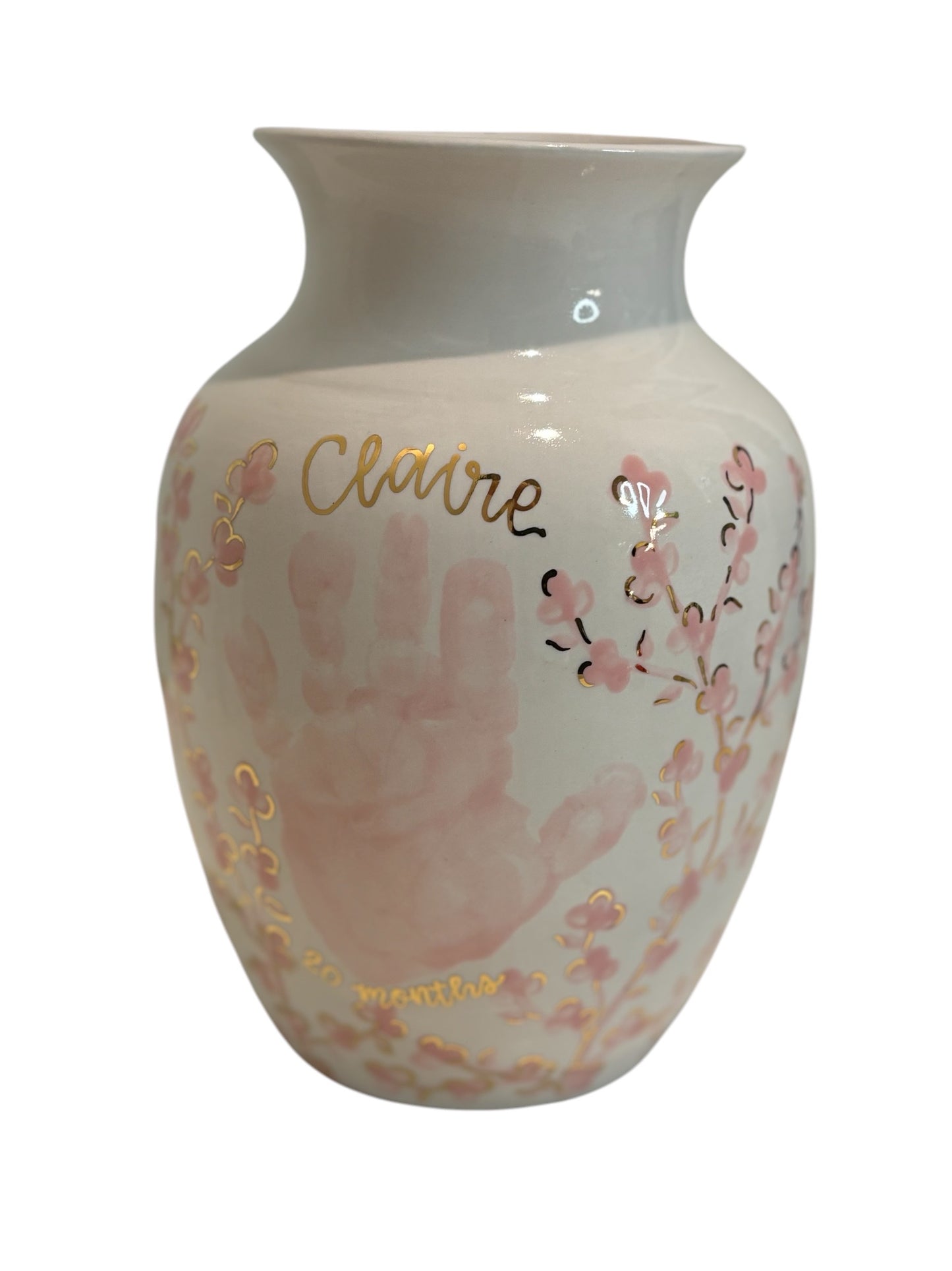 Pink & Gold Julia Vase