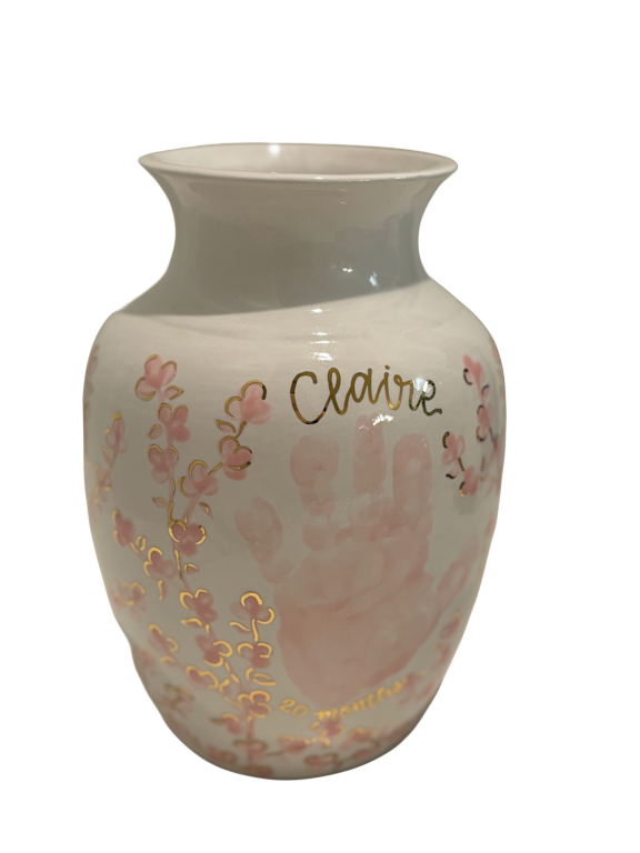 Pink & Gold Julia Vase