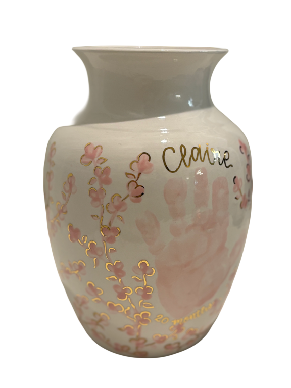 Pink & Gold Julia Vase