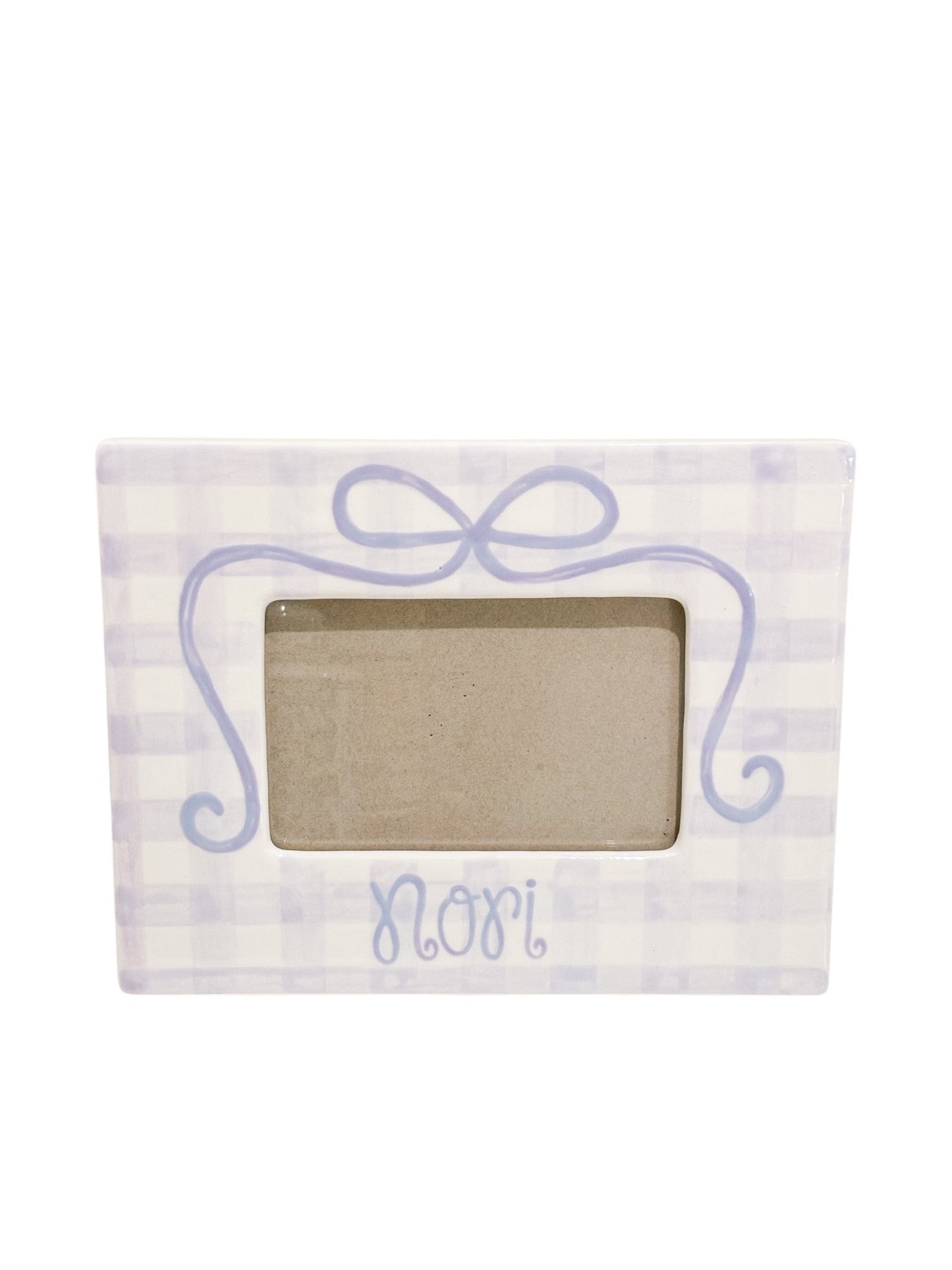 Gingham Picture Frame