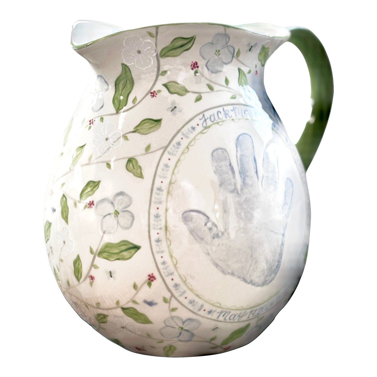 Family & Handprint Pitcher