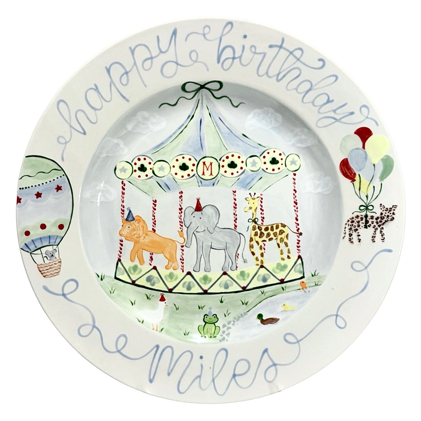 Boy’s Carousel Plate