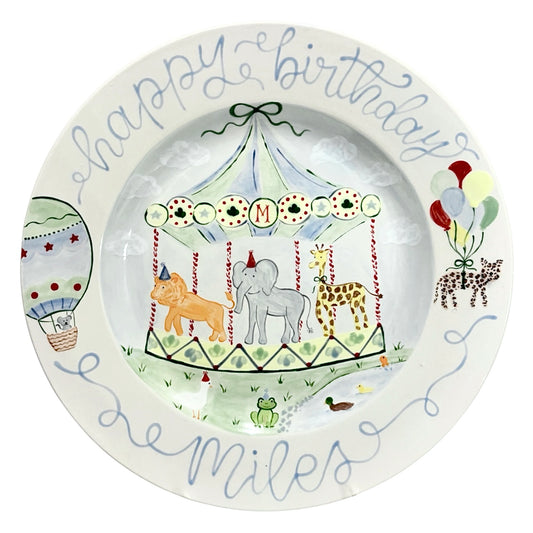 Boy’s Carousel Plate