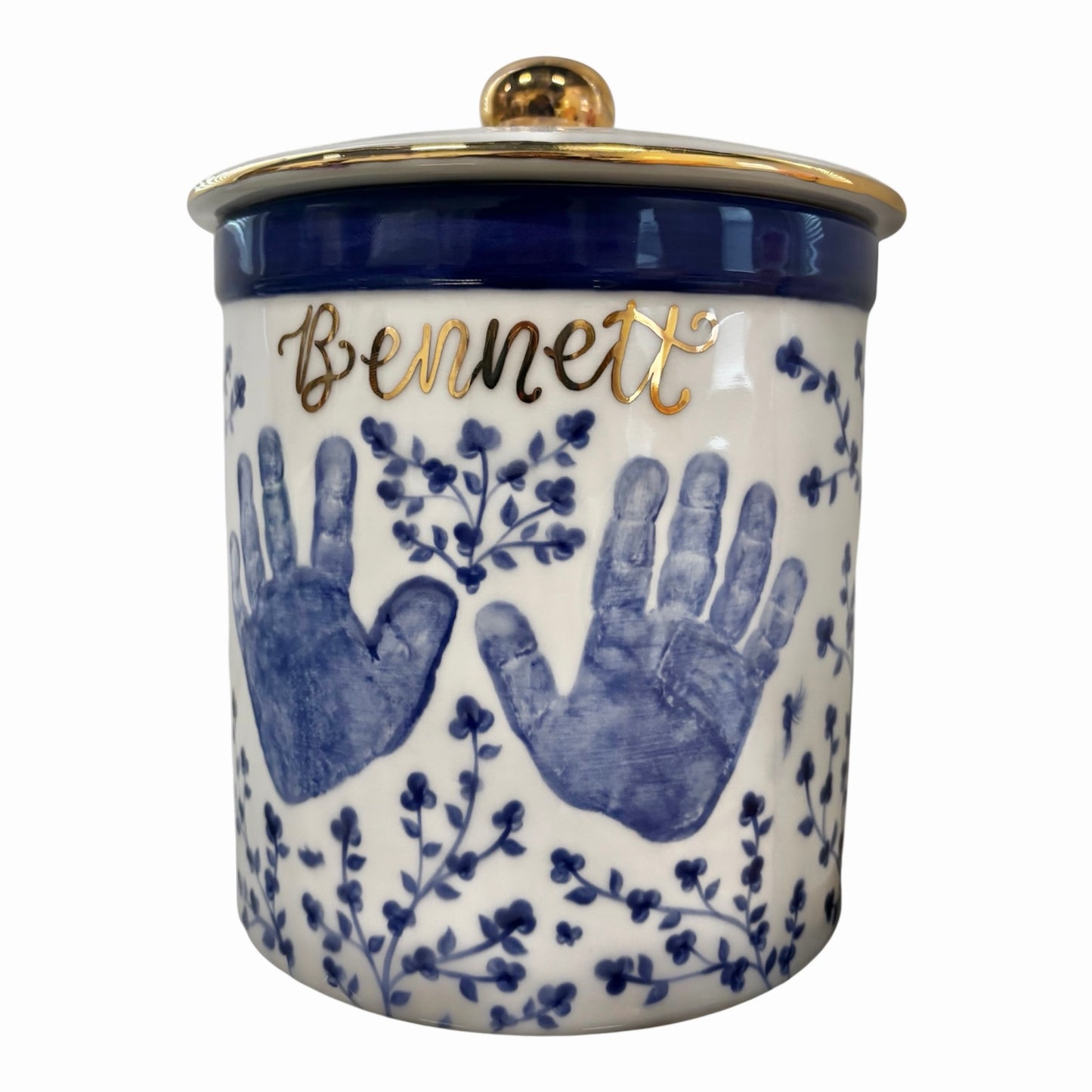 Blue & White Cookie Jar