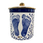 Blue & White Cookie Jar