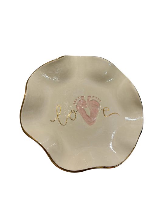 Ink Print Jewelry Dish