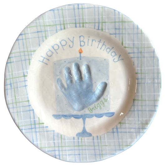 Plaid Impression Plate