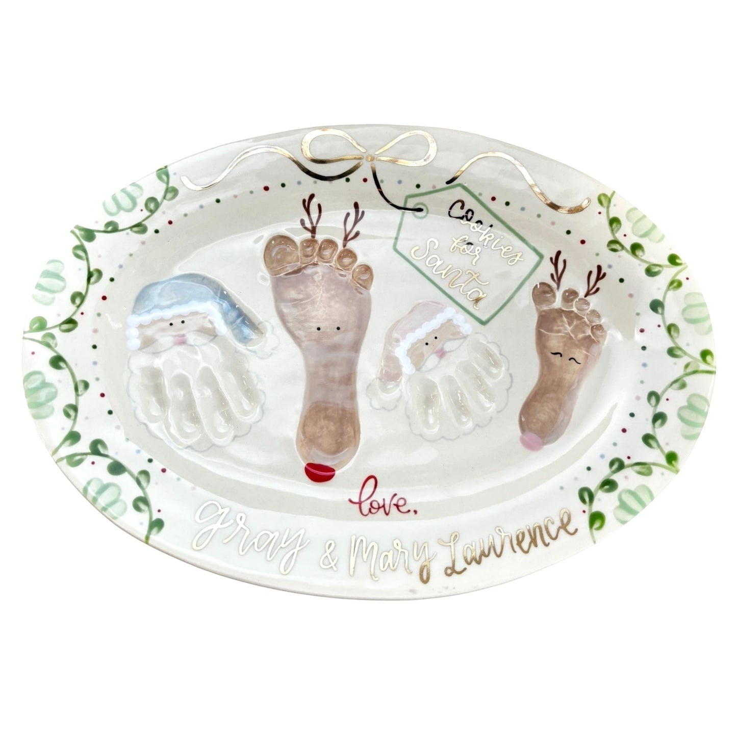 Santa & Reindeer Cookie Platter