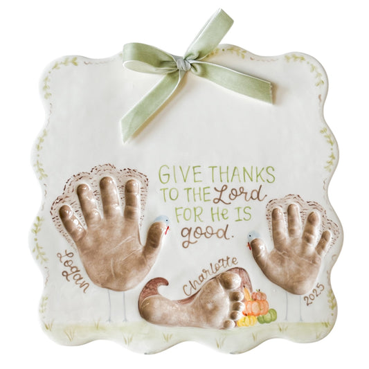 Thanksgiving Wavy Plaque