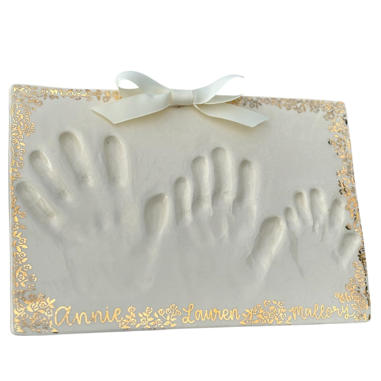 22k Gold Floral Border