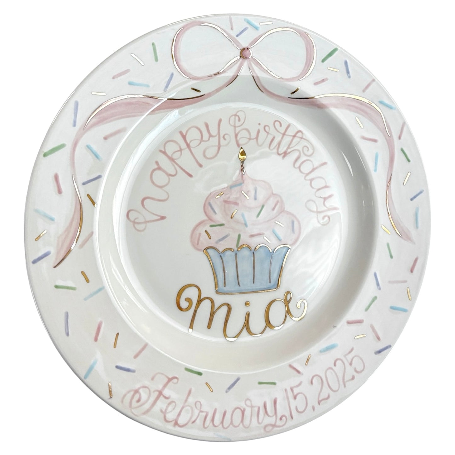 Gold Cupcake Plate