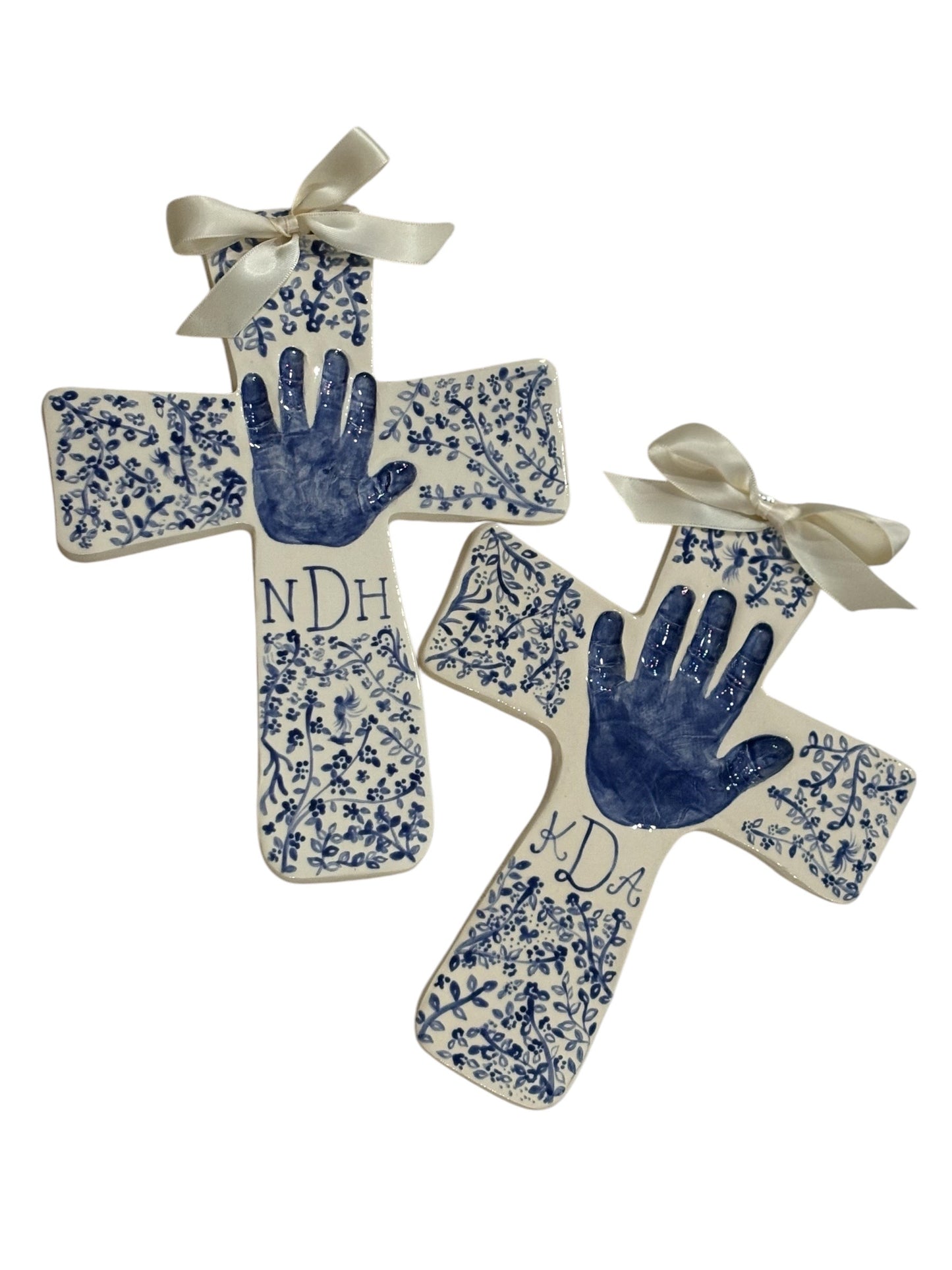Blue & White Cross