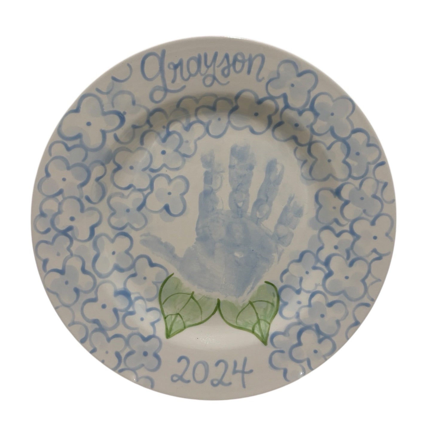 Hydrangea Plate
