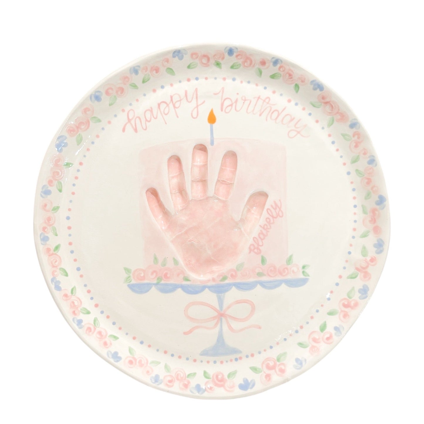 Impression Birthday Plate
