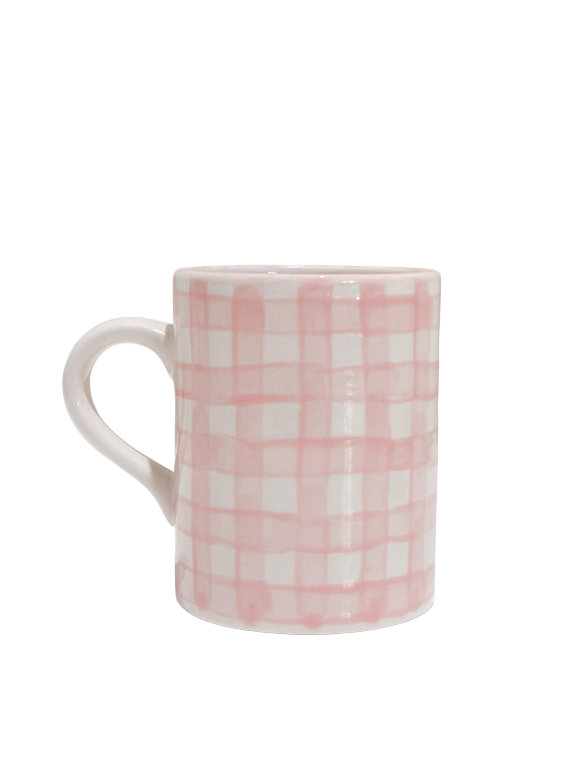 Gingham Mug