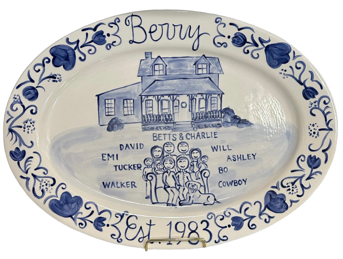 Blue & White Family