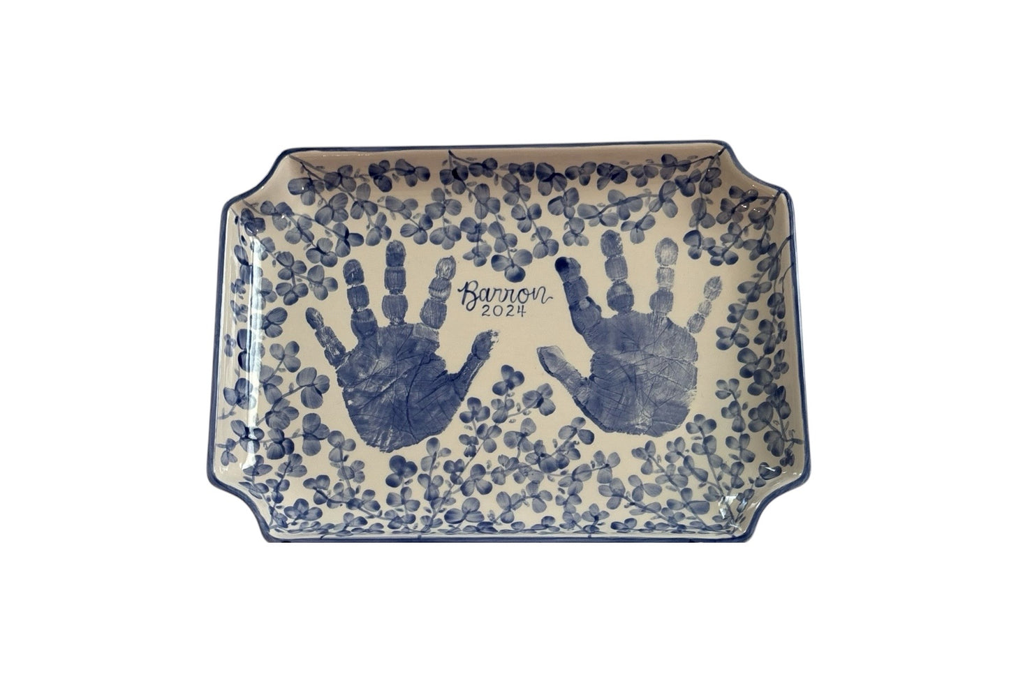 Blue & White Orleans Tray