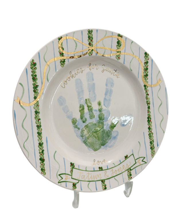 22K Gold Cookies for Santa (Handprint)