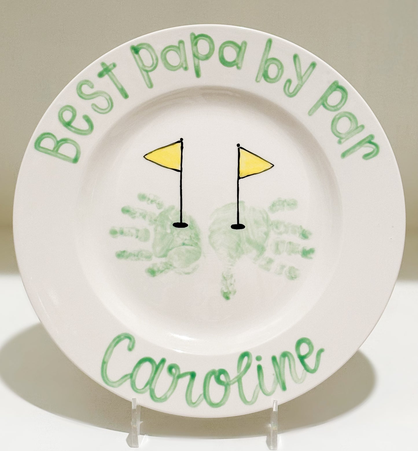 Golf Birthday Plate
